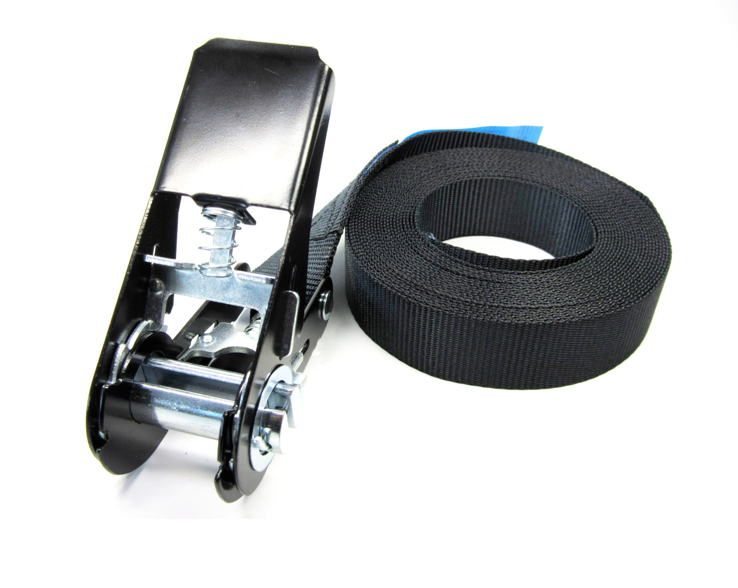 Grootverpakking spanband zwart 25 mm met ratel